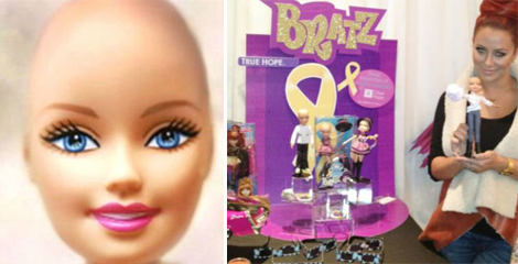 bald barbie doll