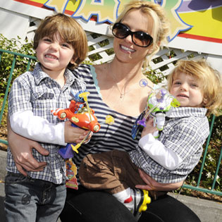 Britney Spears and kids