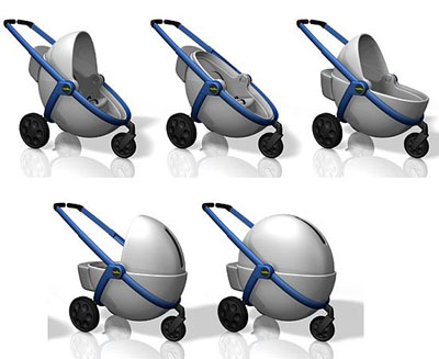 Stroller Egg concept by David Rollins