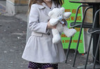 Suri Cruise with pacifier