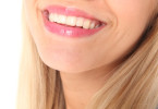 Woman, healthy tooth