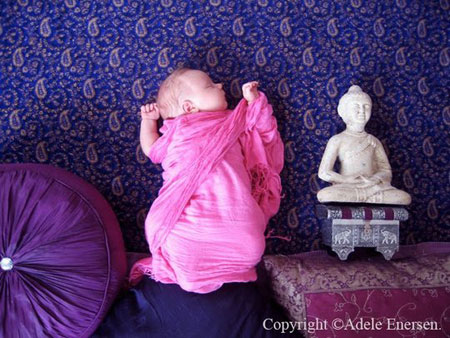 Adele Enersen Baby Photos Little Buddha