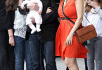 John Travolta and Kelly Preston with kids