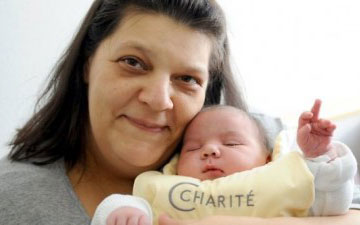 German woman gave birth to 6 kg baby