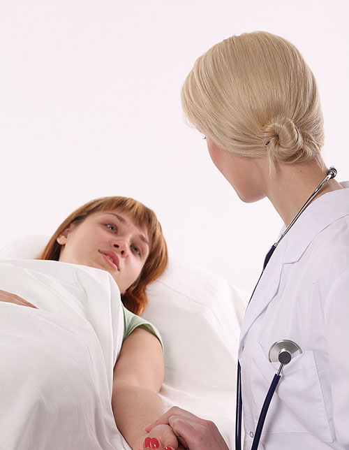 Nurse with Woman