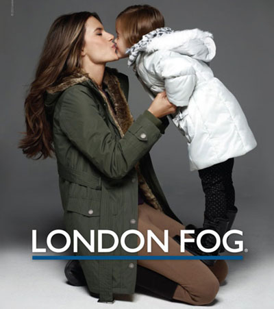 4-Year-Old Anja Ambrosio Models for London Fog 