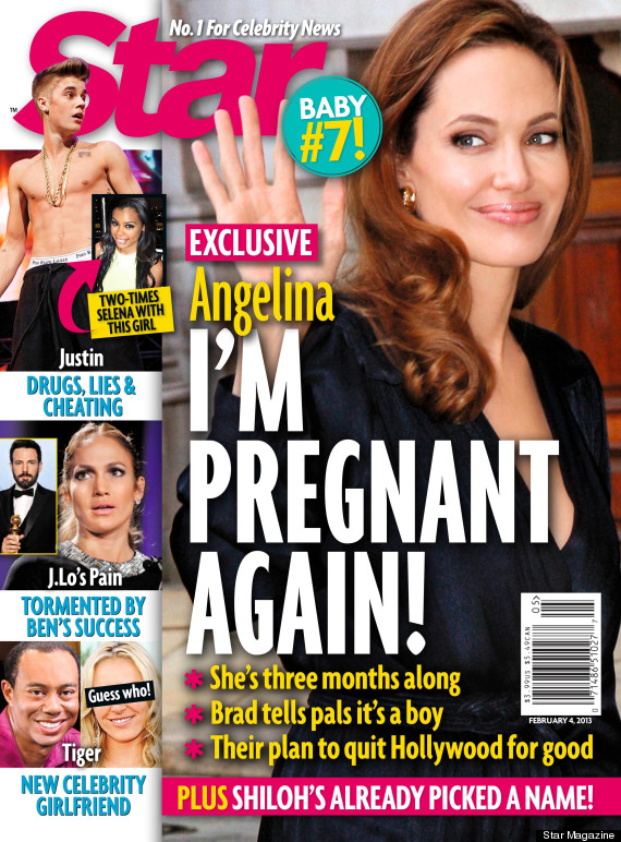 Cover with Angelina Jolie