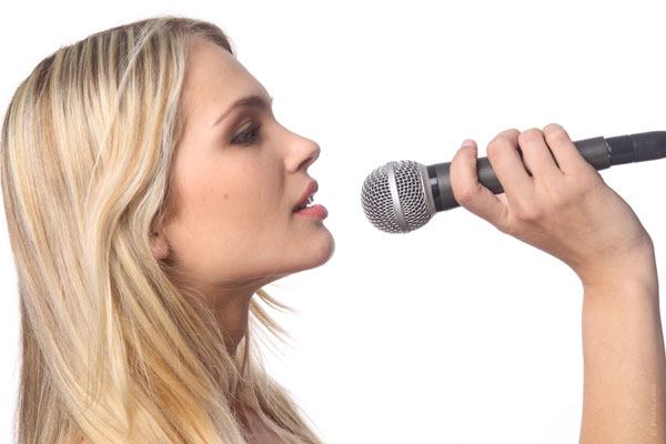 singing, woman