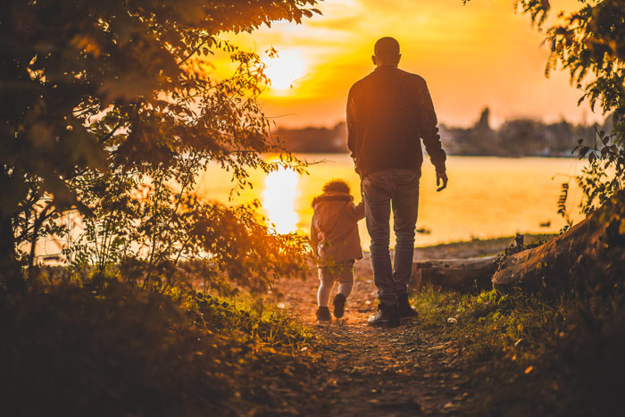 father-son-daughter-sunset-parenting